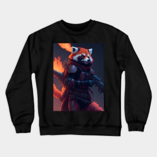 Flame-Forged Paws Crewneck Sweatshirt